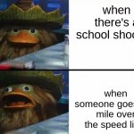 Awkward Ludicollo | when there's a school shooting; when someone goes one mile over the speed limit | image tagged in awkward ludicollo,school shooting,truth,sad,pumped up kicks,dark humor | made w/ Imgflip meme maker
