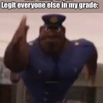 Fifth graders are ridiculous | Me: *talks to girl*
Legit everyone else in my grade: | image tagged in flint lockwood | made w/ Imgflip meme maker