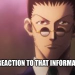 I drew that leorio meme : r/HunterXHunter