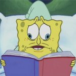 ob esponja leyendo ambos lados / Sponge Bob cross eyed