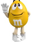 Yellow M&M