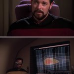 Star Trek Riker Geordi Impossible To Tell