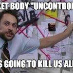 fearmongering and lunacy | CHINESE ROCKET BODY "UNCONTROLLED" DESCENT; IS GOING TO KILL US ALL! | image tagged in crazy conspiracy theory map guy,chinese,rocket,getoverit | made w/ Imgflip meme maker