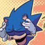 sonic exasperated