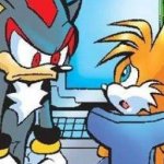 shadow mad at tails meme