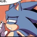 sonic disgusted