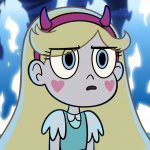 Star Butterfly looking serious