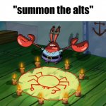 summon the alts meme
