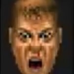 Doomguy ouch face