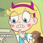 Star Butterfly "WTF Did i just read" | HOMEWORK | image tagged in star butterfly wtf did i just read | made w/ Imgflip meme maker