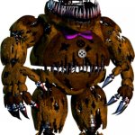nightmare fredbear | FREDDY:WHAT THE WIFI PASSWORD; BOTTOM TEXT | image tagged in nightmare fredbear | made w/ Imgflip meme maker