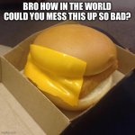 ? | BRO HOW IN THE WORLD COULD YOU MESS THIS UP SO BAD? | image tagged in you had one job | made w/ Imgflip meme maker