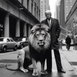 Trump lion