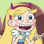 Star Butterfly Excited