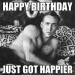 Nicholas Cage Happy Birthday