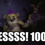 1000 point special | YESSSS! 1000 | image tagged in gifs,fredbear dance | made w/ Imgflip video-to-gif maker