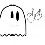 Flipped off ghost