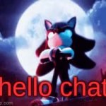 shadow hello chat GIF Template