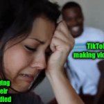 Who remembers when this used to happen (idk if it still does) | TikTok nurses making videos about it; A person crying because their relative just died | image tagged in gifs,memes,funny,true story,tiktok,but why why would you do that | made w/ Imgflip video-to-gif maker