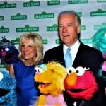 Jill and Joe with the muppets