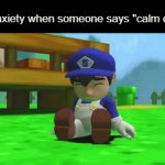 Oh, why didn't I think of that? | my anxiety when someone says "calm down" | image tagged in gifs,funny,memes | made w/ Imgflip video-to-gif maker
