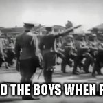 Me and the boys when friday: | ME AND THE BOYS WHEN FRIDAY | image tagged in gifs,me and the boys | made w/ Imgflip video-to-gif maker