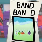 Band Ban D template