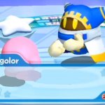 Magolor says to Kirby