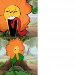 Cagney Carnation Meme - Front View
