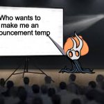 Vessel Presentation | Who wants to make me an announcement temp | image tagged in vessel presentation | made w/ Imgflip meme maker