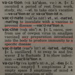 Pre-CoVAX definition of VACCINE