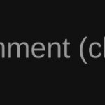 Blocked comment (dark mode version)