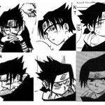 Sasuke blushing