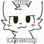 Warden Being A Sussy Baka | WARDEN; IM A SUSSY BAKA | image tagged in you like kissing boys,fun,funny,warden being sussy,memes,meme | made w/ Imgflip meme maker