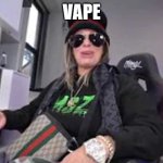 No | VAPE | image tagged in big jill | made w/ Imgflip meme maker