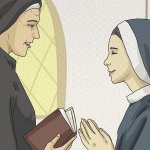 2 nuns talking