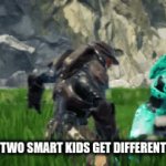True | WHEN THE TWO SMART KIDS GET DIFFERENT ANSWERS | image tagged in gifs,school | made w/ Imgflip video-to-gif maker