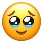 Face Holding Back Tears Emoji