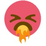 Fire Breath Emoji meme