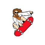 Skateboarding Jesus