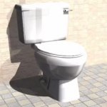 Toilet explode GIF Template