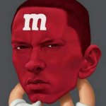 Eminem M&M | Teacher: why are you laughing?
Me: nothing
My brain: | image tagged in eminem m m | made w/ Imgflip meme maker