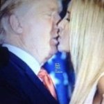 Trump gives Ivanka Trump the tongue