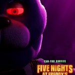 Fnaf movie poster bonnie version