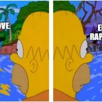 Homer Simpson in Jurassic Park The Ride | U R ENTERING HADROSAUR COVE. U R ENTERING THE RAPTOR PADDOCK. | image tagged in simpsons homero rio,jurassic park,universal studios,the simpsons | made w/ Imgflip meme maker