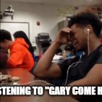 What was bro listening too to make him cry like that tho. | ME LISTENING TO "GARY COME HOME". | image tagged in gifs,spongebob,gary,sad | made w/ Imgflip video-to-gif maker