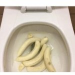 Banana toilet