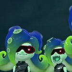 Bezerk Sanitzed Octoling Staring meme