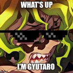 Gyutaro | WHAT'S UP; I'M GYUTARO | image tagged in gyutaro | made w/ Imgflip meme maker