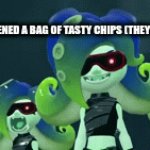 (the chips are tasty) | POV: YOU OPENED A BAG OF TASTY CHIPS (THEY ARE TASTY) | image tagged in gifs,potato chips | made w/ Imgflip video-to-gif maker